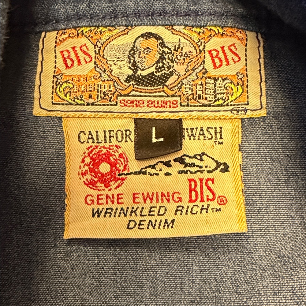 Blue Denim BIS Gene Ewing shirt - Picture 3 of 5